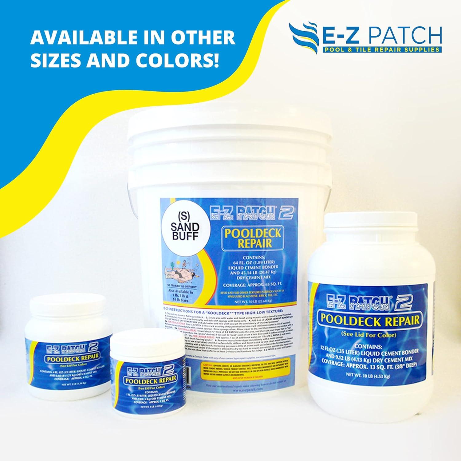 Kit de Reparación de Deck de Piscina E-Z Patch 2 Arena Buff 1.36 kg