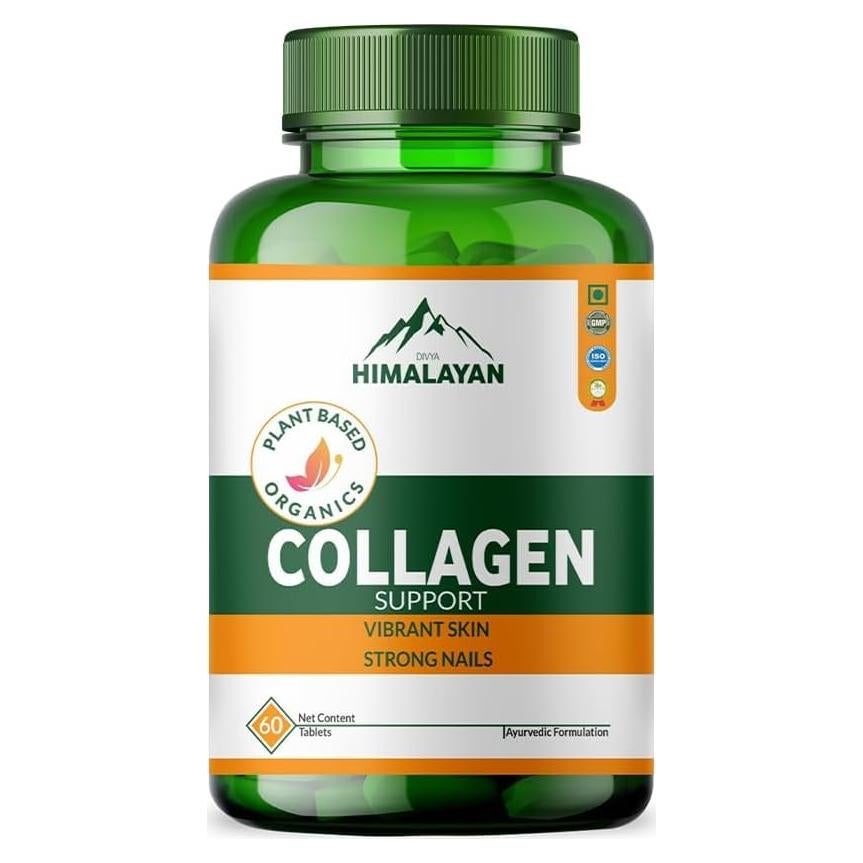 Cápsulas de Colágeno Veganas Divya Himalayan - 60 Unidades