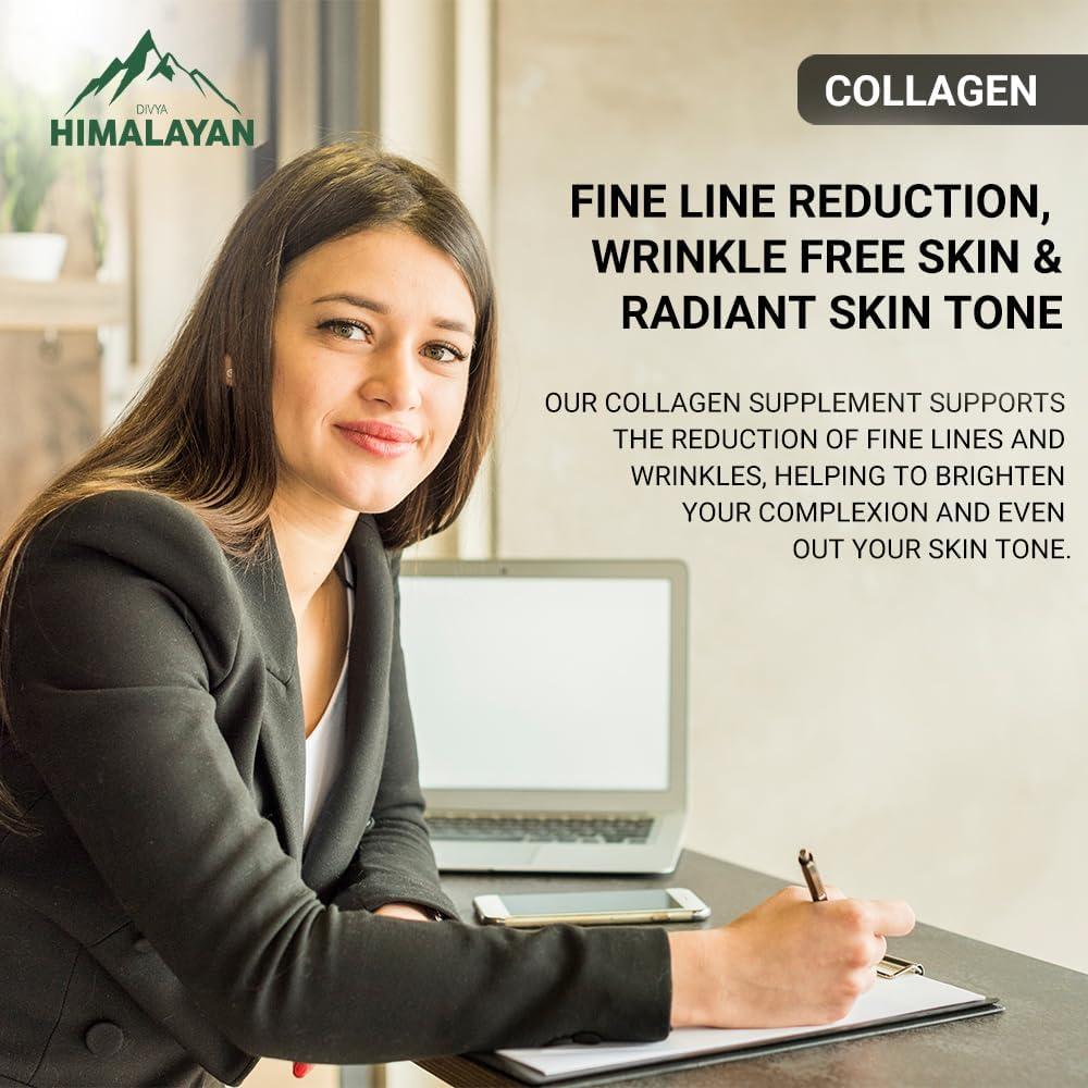 Cápsulas de Colágeno Veganas Divya Himalayan - 60 Unidades