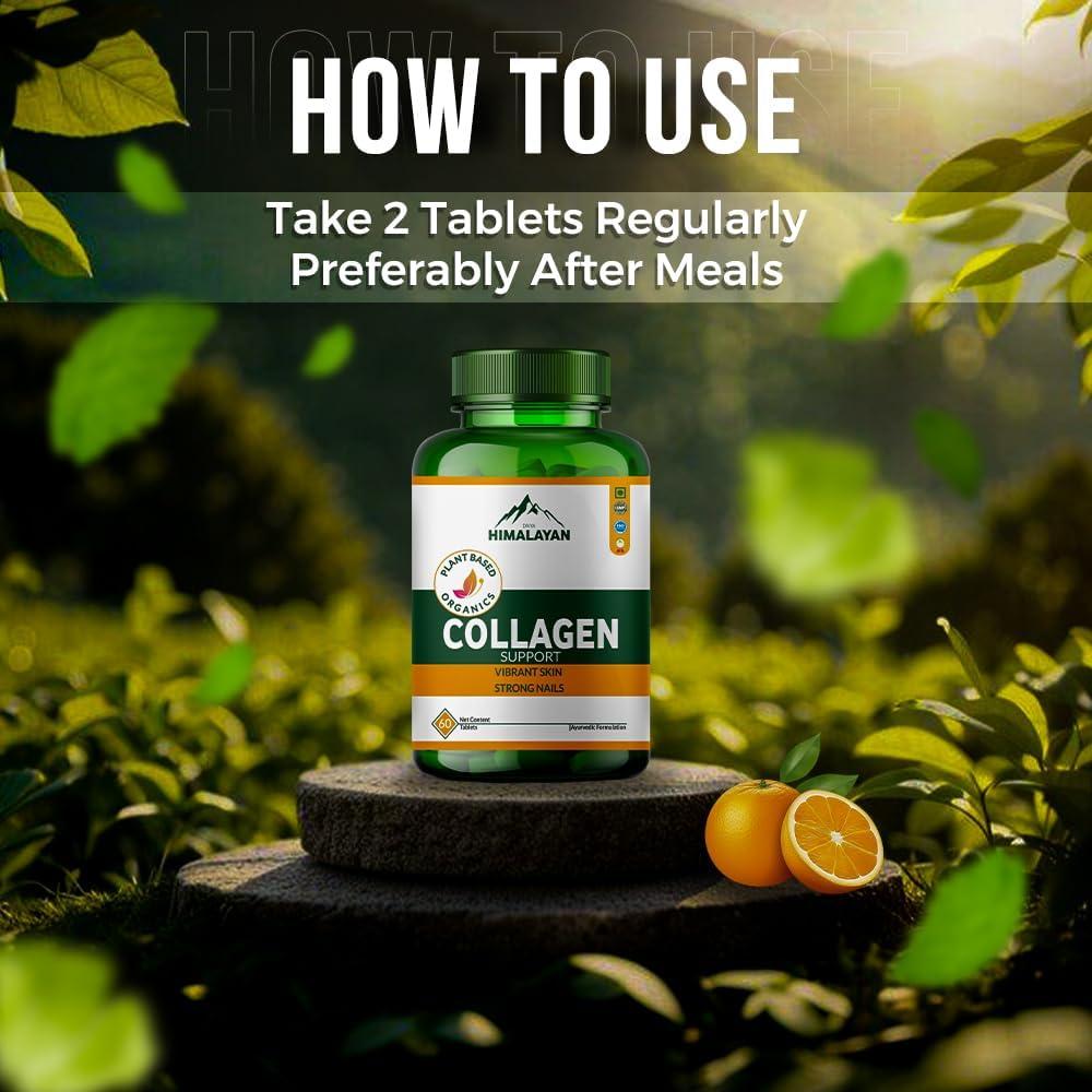 Cápsulas de Colágeno Veganas Divya Himalayan - 60 Unidades