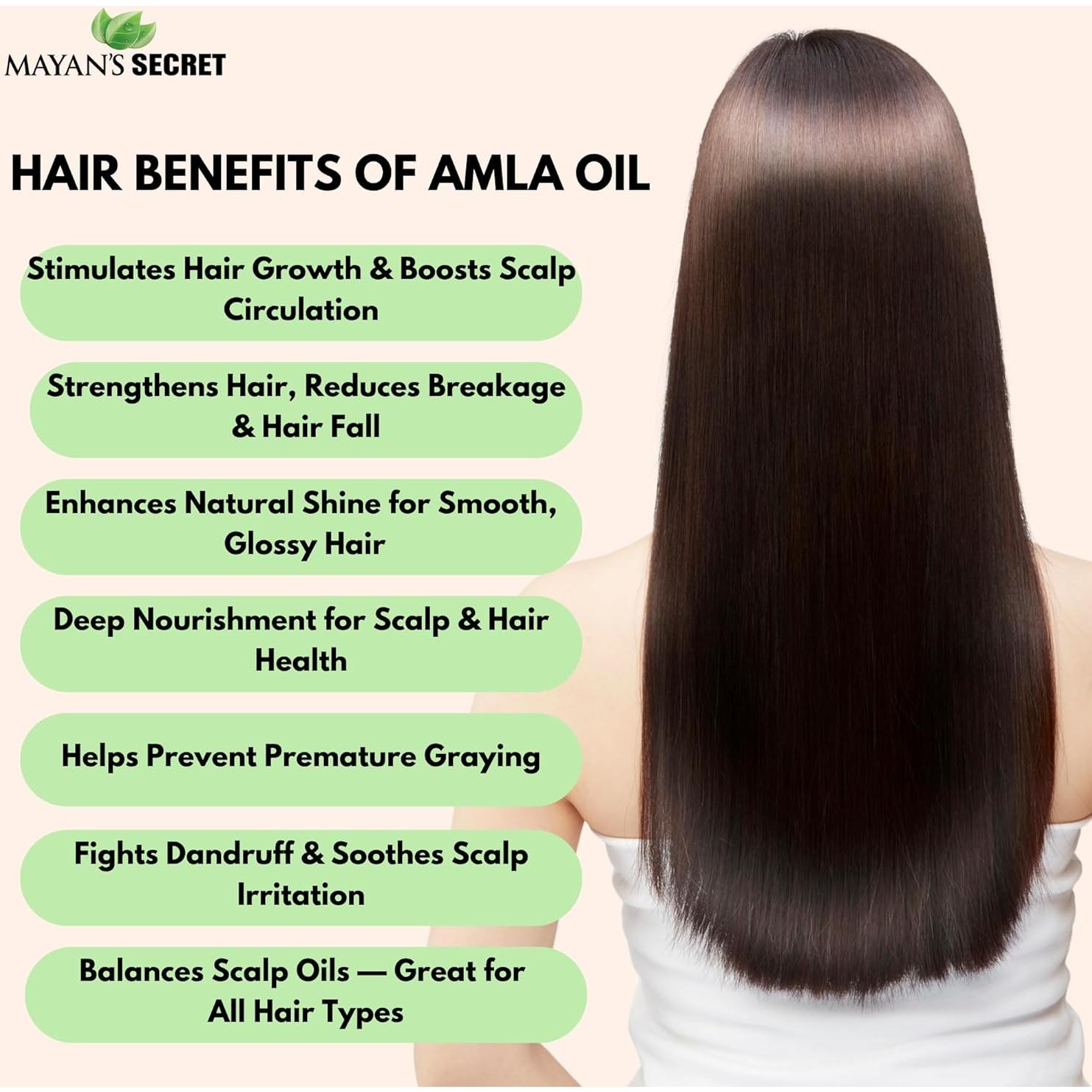 Aceite de Amla Puro Secreto Maya 118ml Orgánico Prensado en Frío