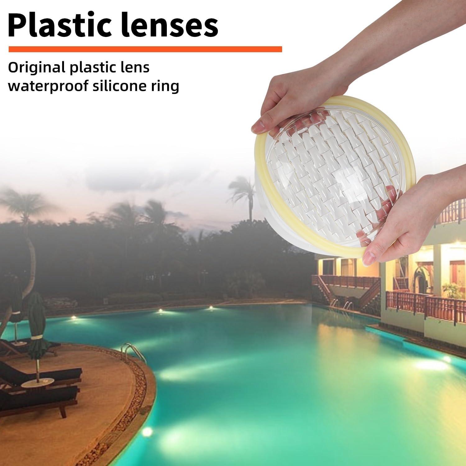 Anillo de Sellado y Lente de Luz de Piscina PGGBOO 8.6"