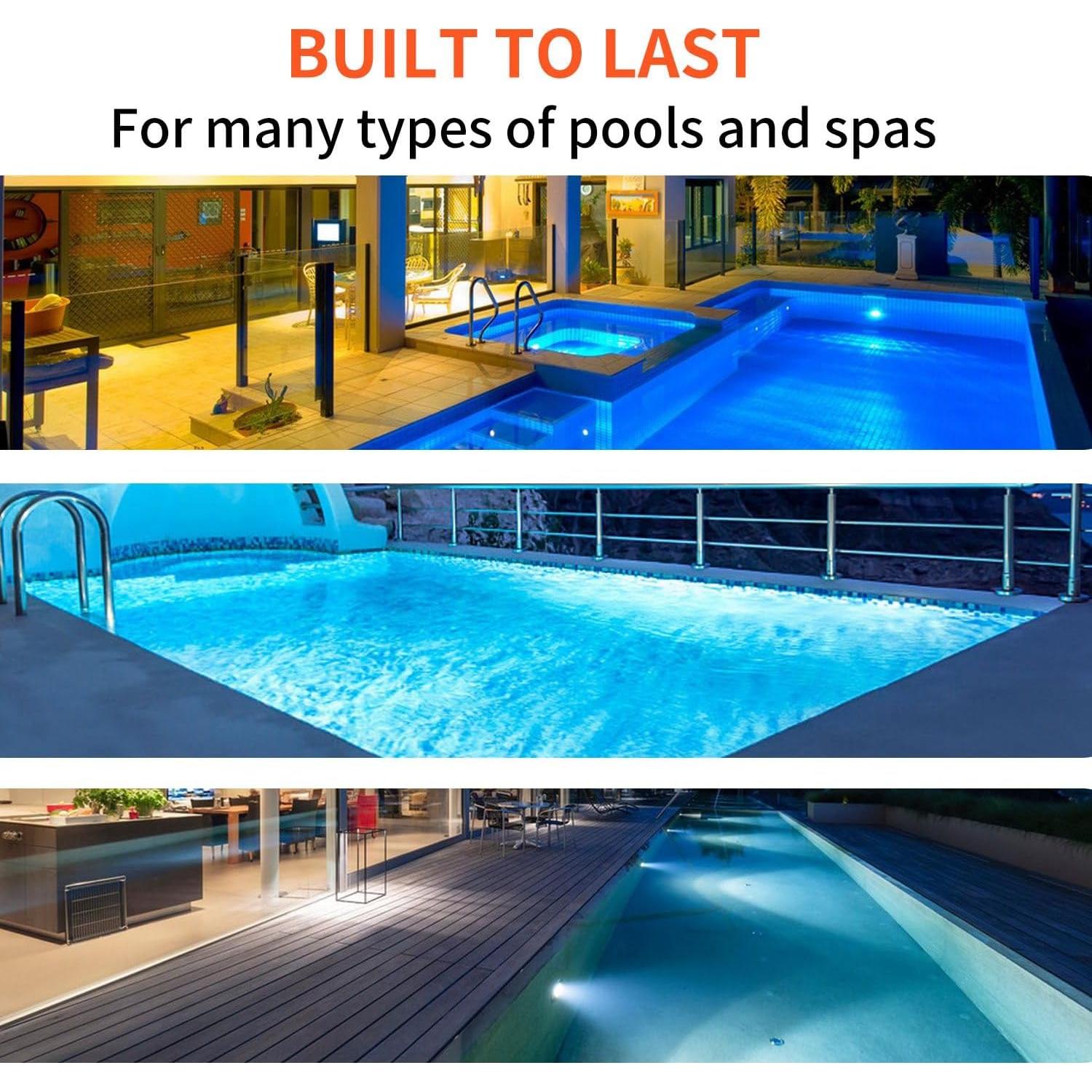 Anillo de Sellado y Lente de Luz de Piscina PGGBOO 8.6"