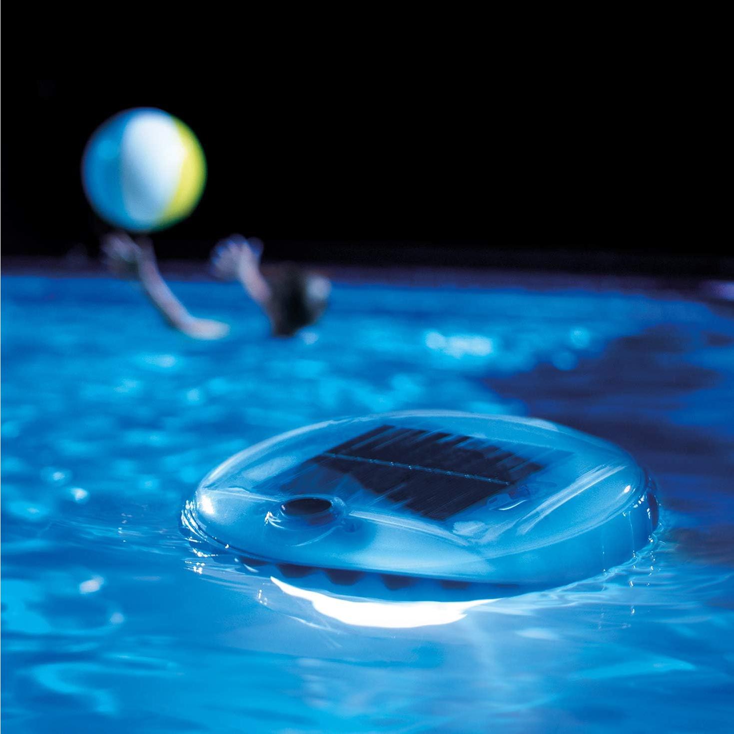 Luz Flotante LED Solar Intex 28690E para Piscina 800 Lúmenes