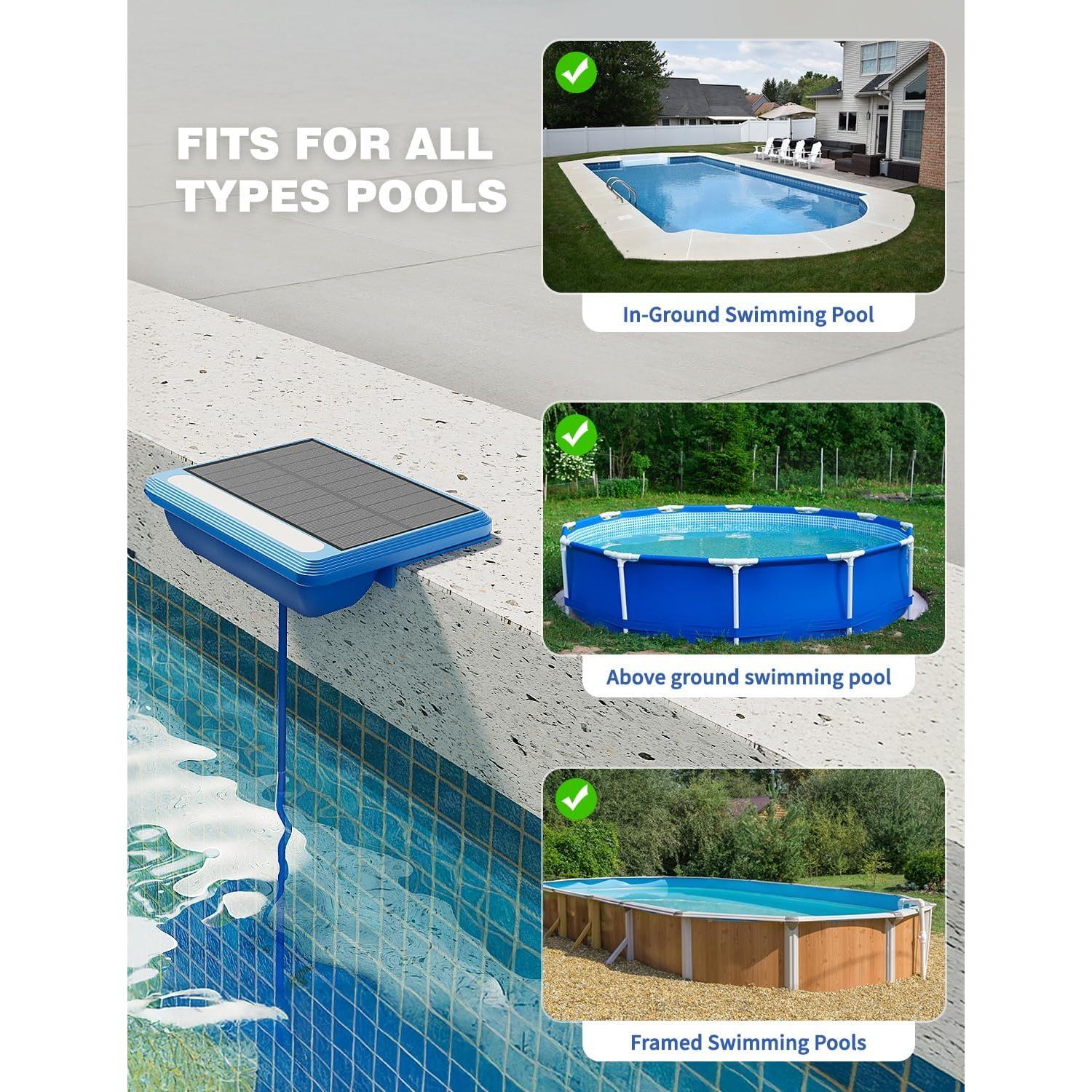 Luces LED Solares para Piscina MOFOYEAH 4 Paquetes IP68 16 Colores