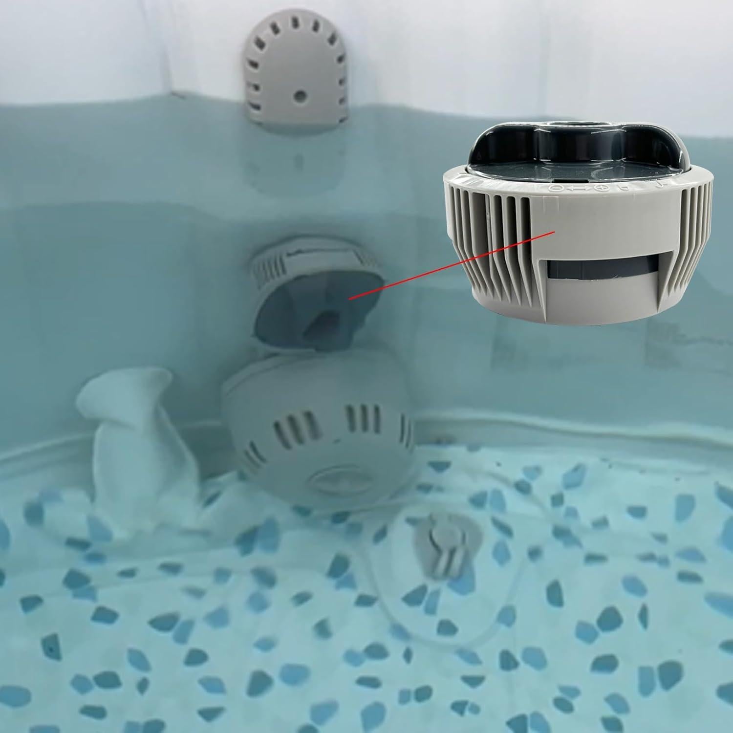 Dispensador de Cloro Químico Motipudy para Piscina y Spa