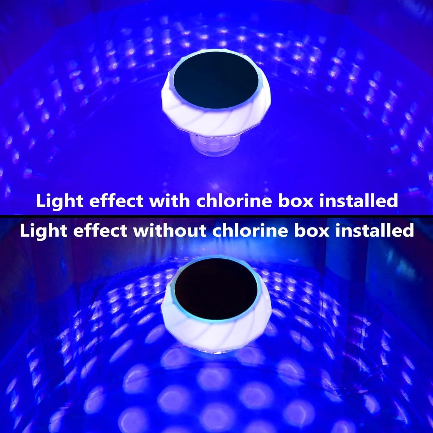 Flotador de Cloro Solar Blansong 2 Unidades con Control Remoto