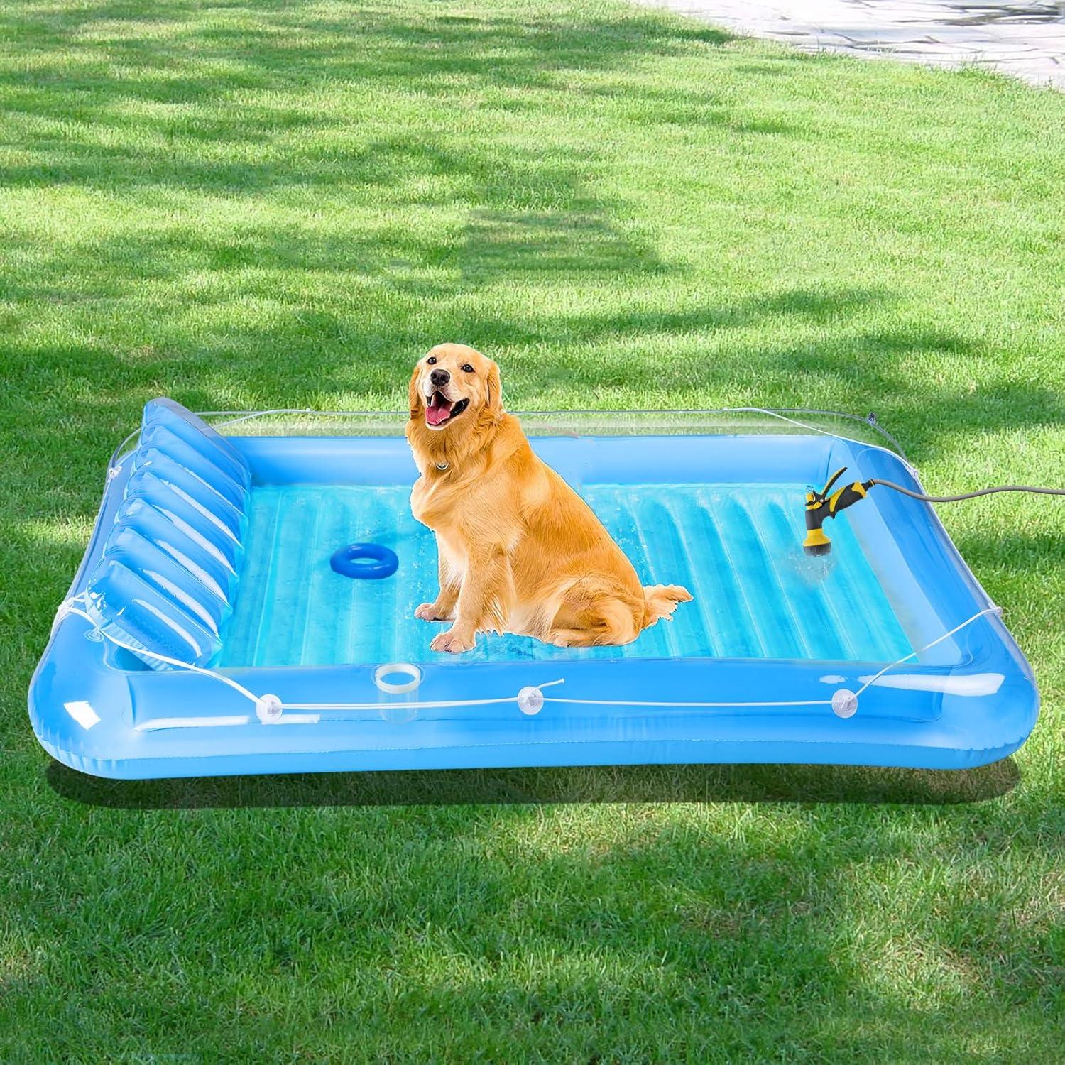 Flotador Inflable SLLAK para Piscina Adultos 216x145cm Azul