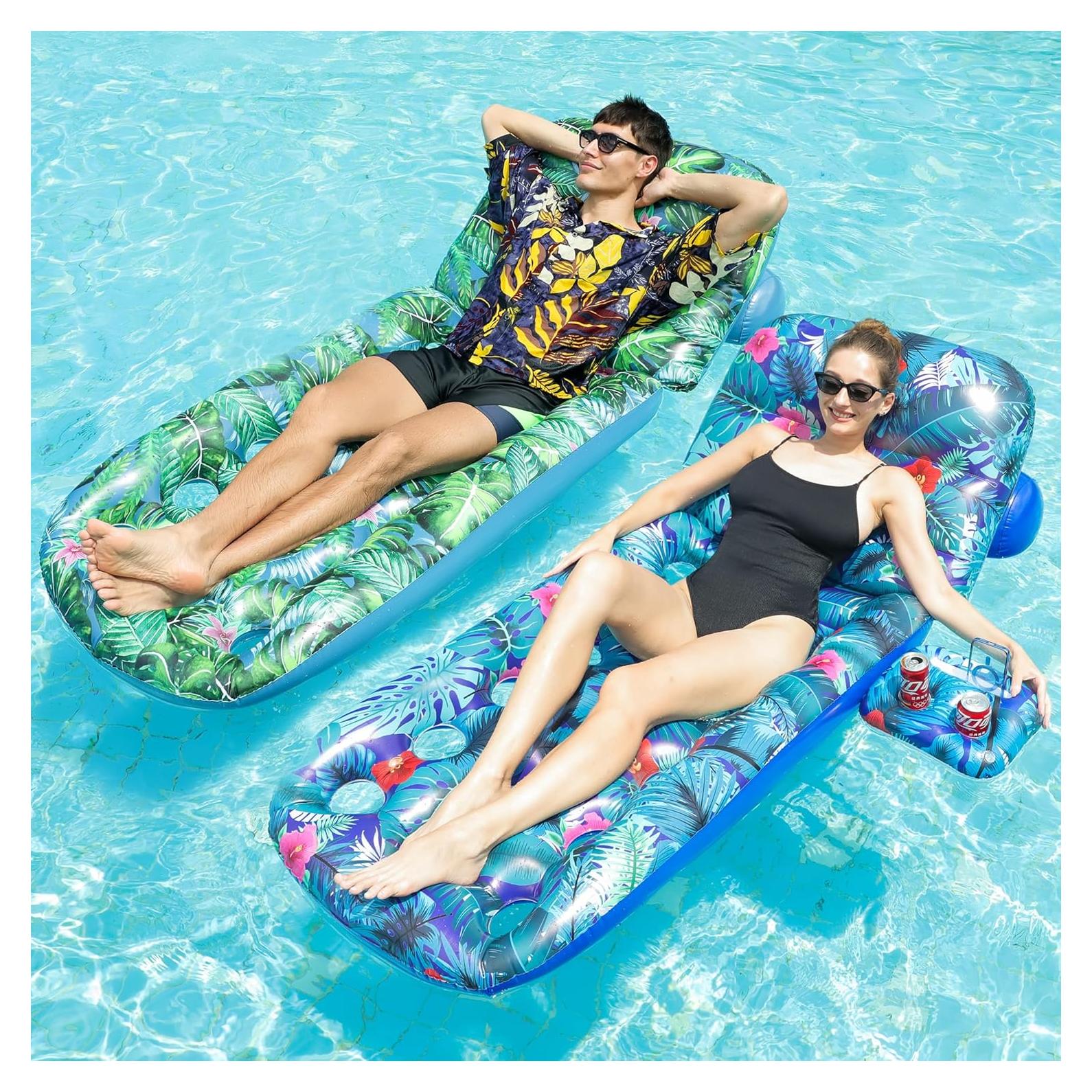Flotadores de Piscina Inflables FindUWill - Paquete de 2 Adultos