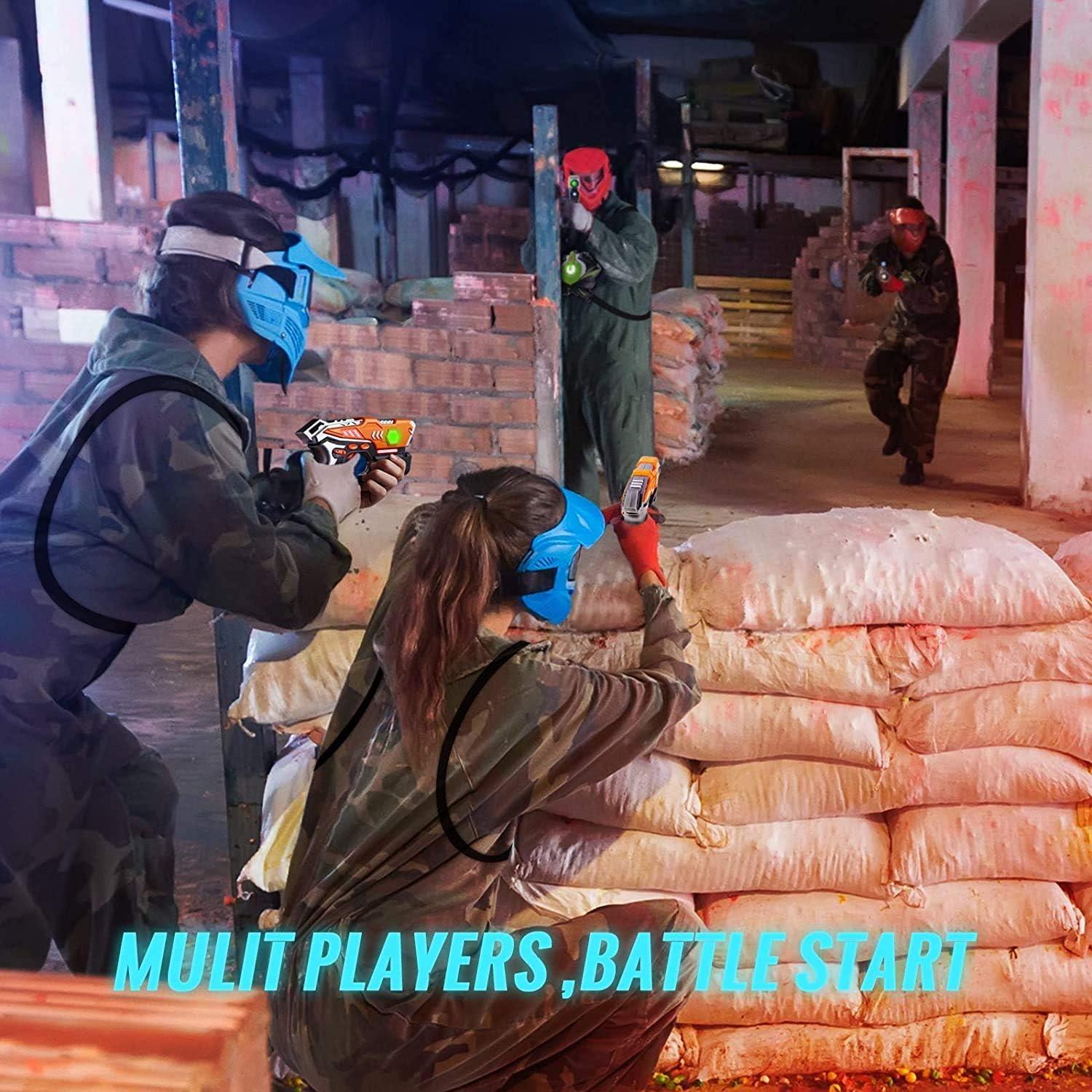 Conjunto de Laser Tag HISTOYE 4 Pistolas y Chalecos 1.68kg