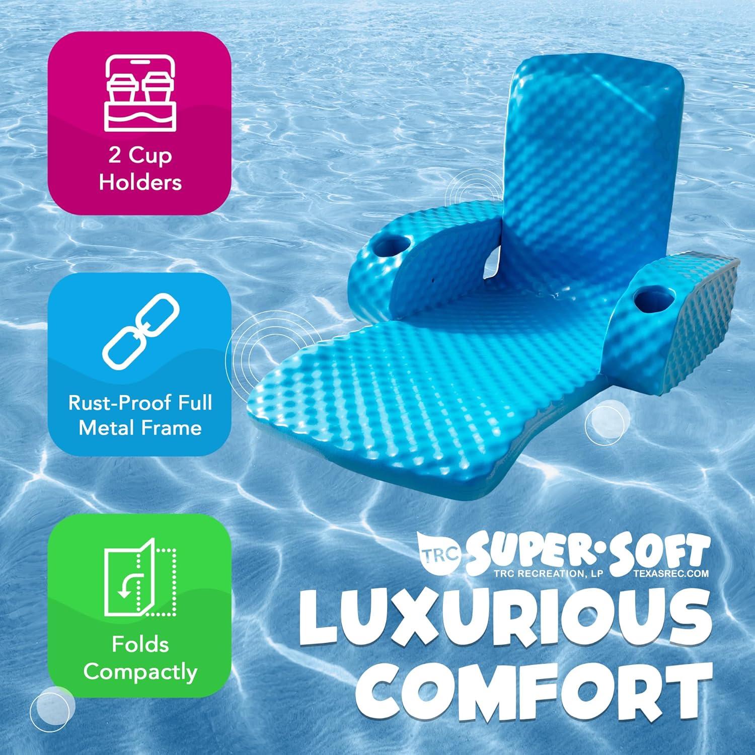 Silla Flotante Plegable TRC Recreación Baja II Azul 92.7x80 cm