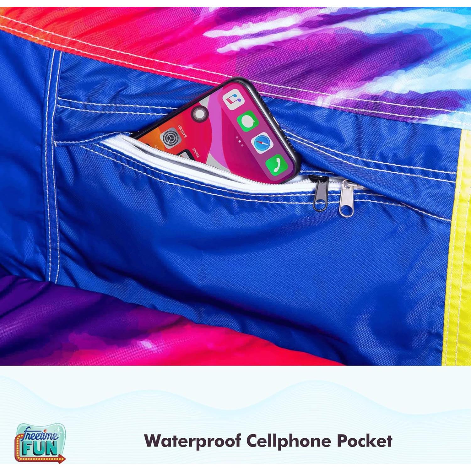 Flotador Inflable Freetime Fun Feelin' Groovy Tie-Dye 177.8x101.6cm