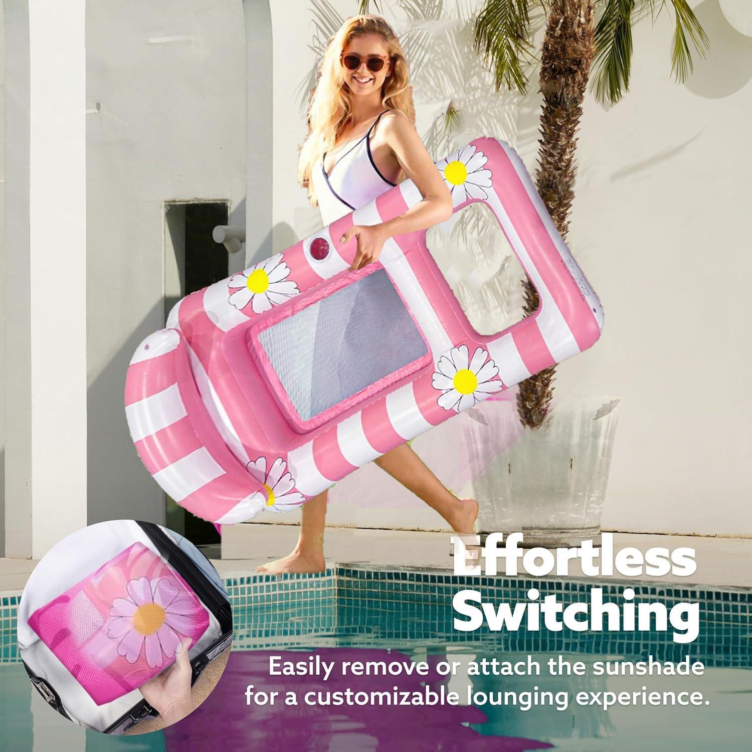 Flotador Inflable GengGeng Extra Grande 150x80 cm para Piscina