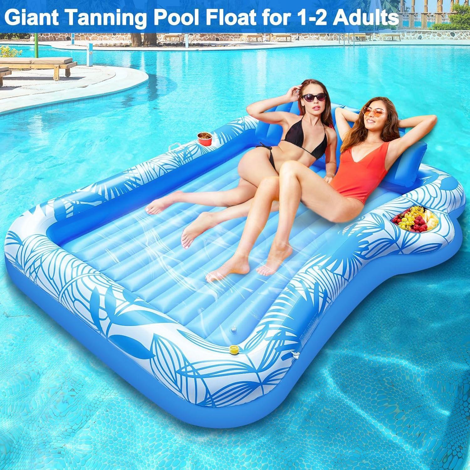 Flotador Inflable Gigante TURNMEON 211x160 cm con Rociador