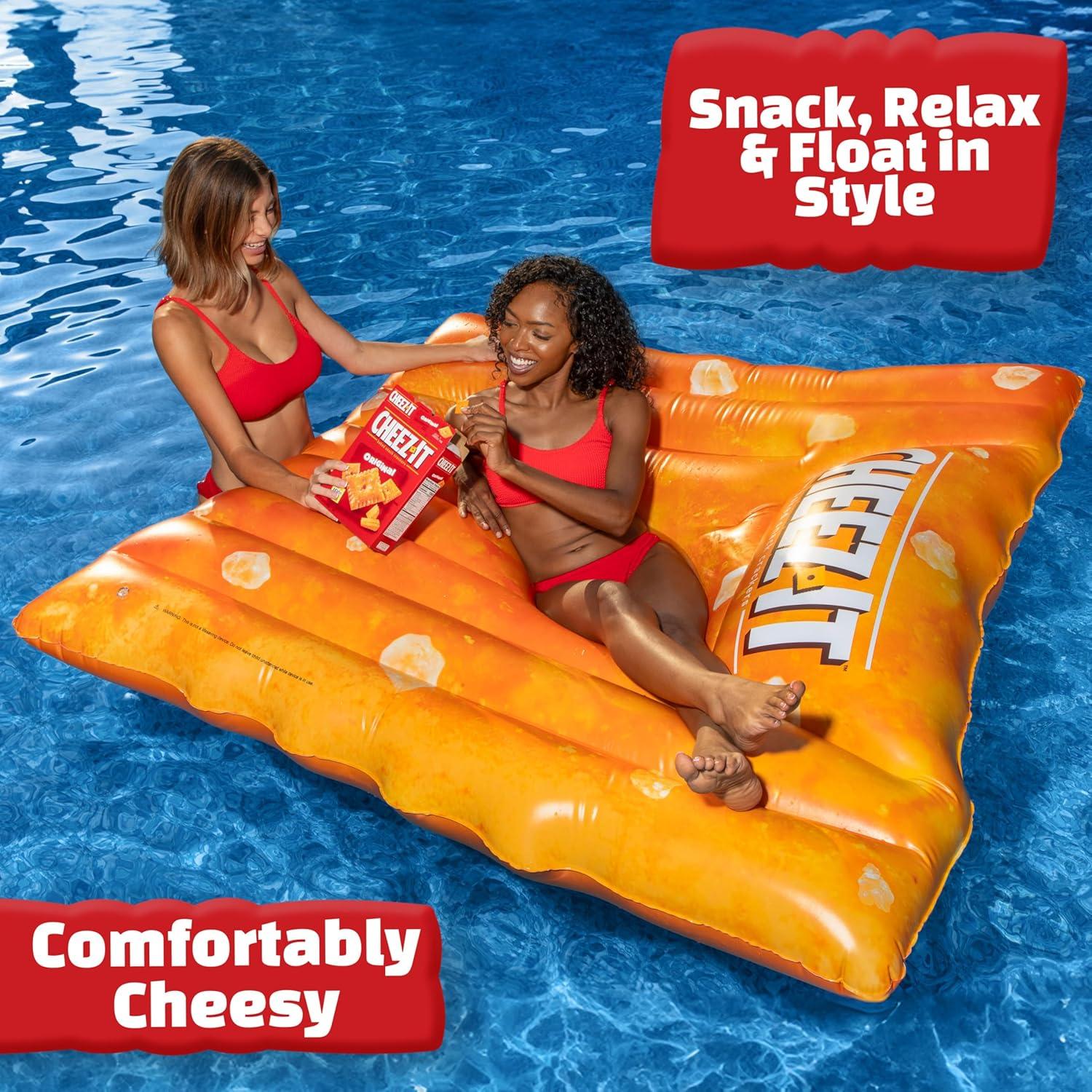 Flotador Inflable Extra Grande Cheez-It 1.37m Naranja