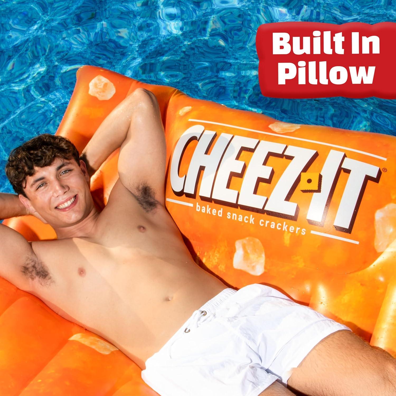 Flotador Inflable Extra Grande Cheez-It 1.37m Naranja