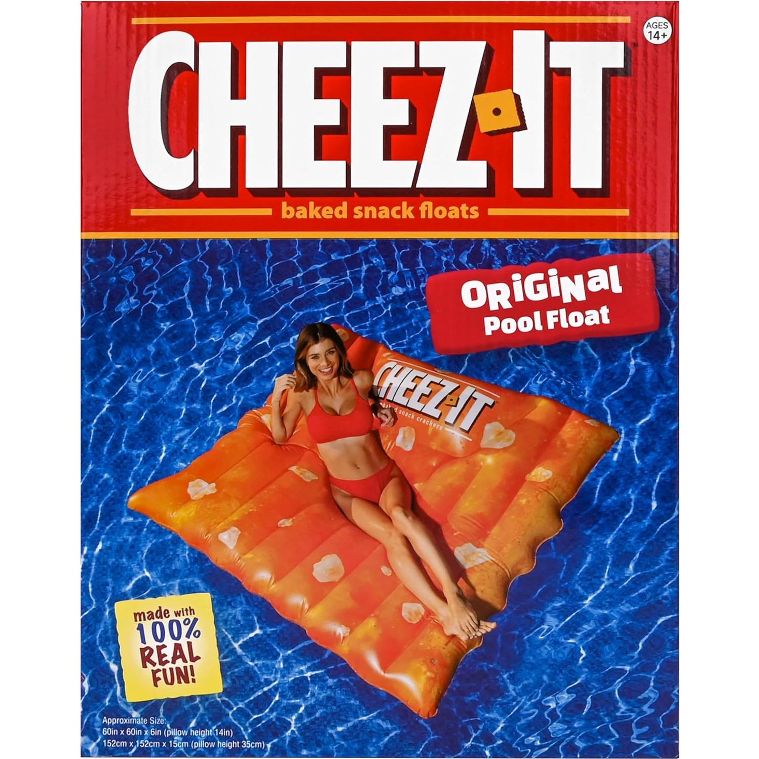 Flotador Inflable Extra Grande Cheez-It 1.37m Naranja