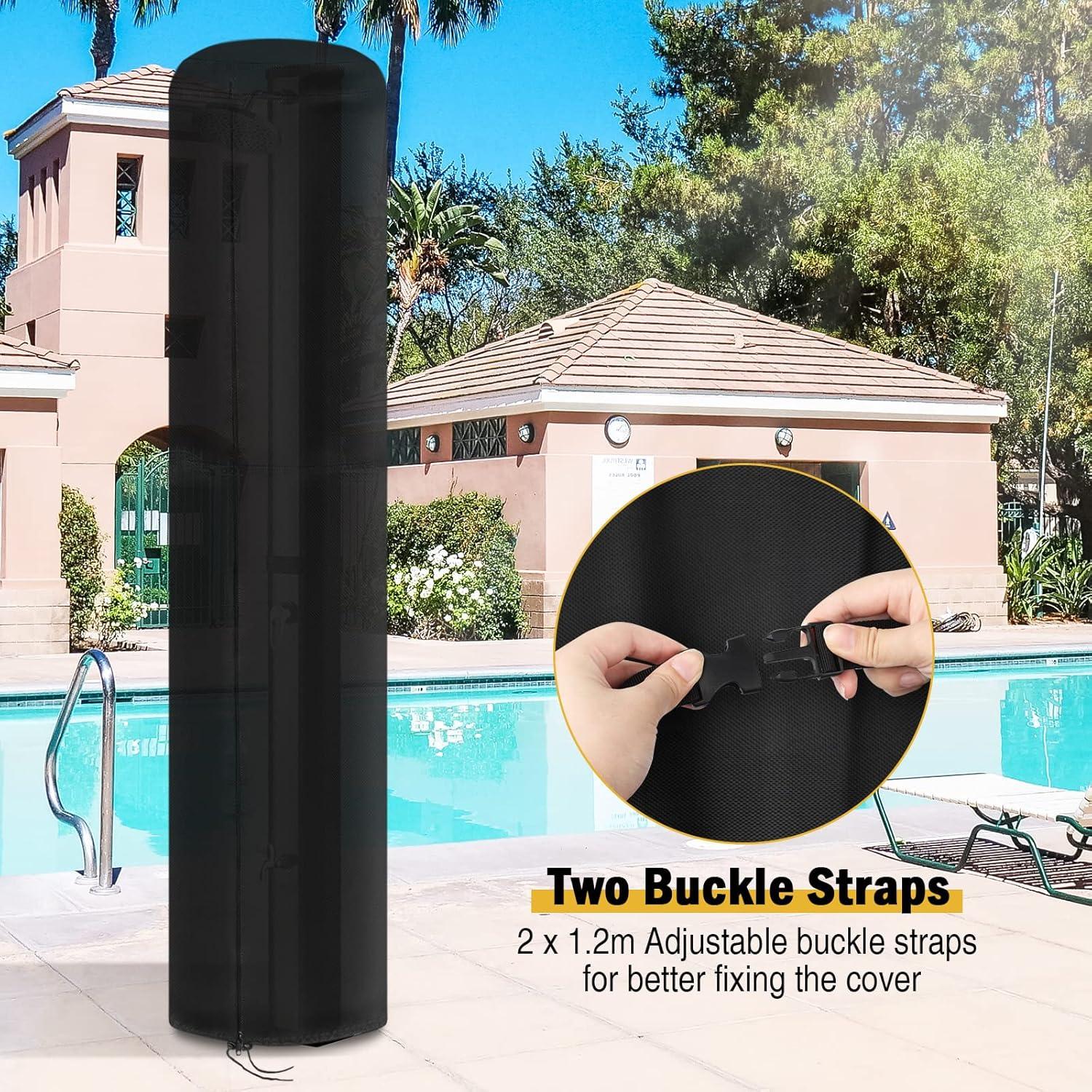 Cubierta de Ducha Solar Saking 230x67cm Impermeable UV