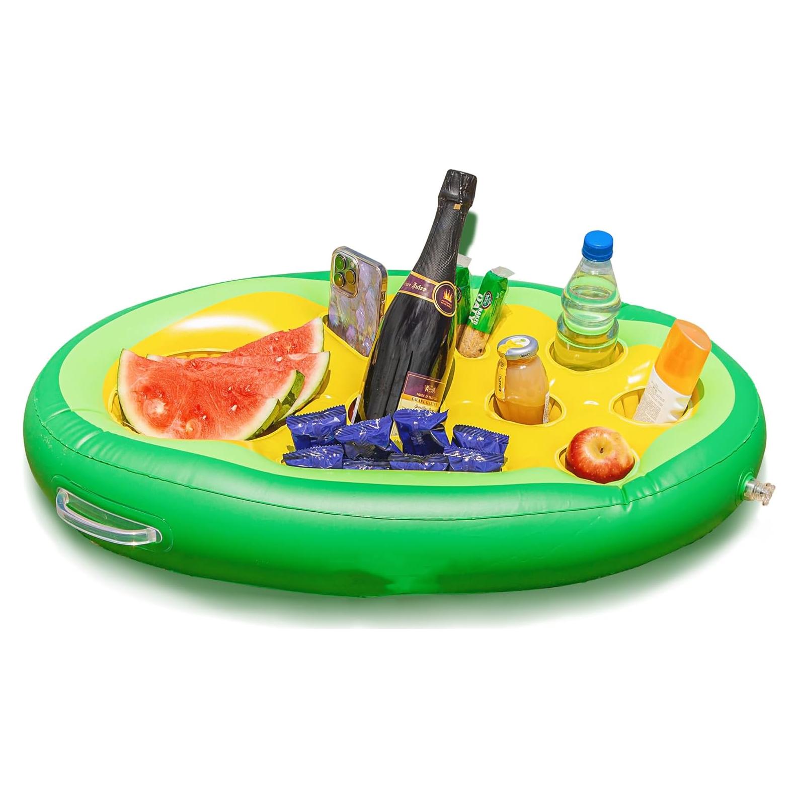Soporte para Bebidas en la Piscina Swirbe Verde Grande