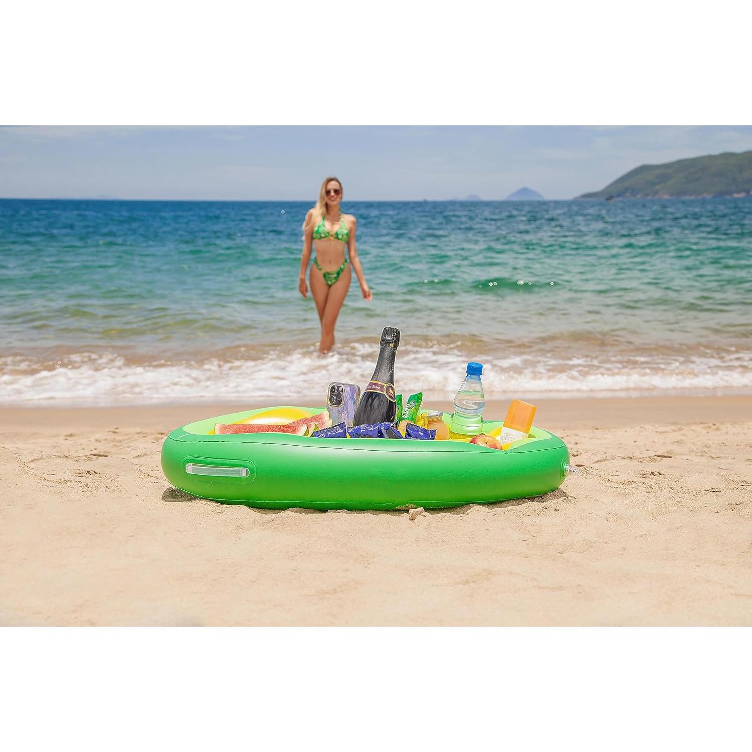 Soporte para Bebidas en la Piscina Swirbe Verde Grande