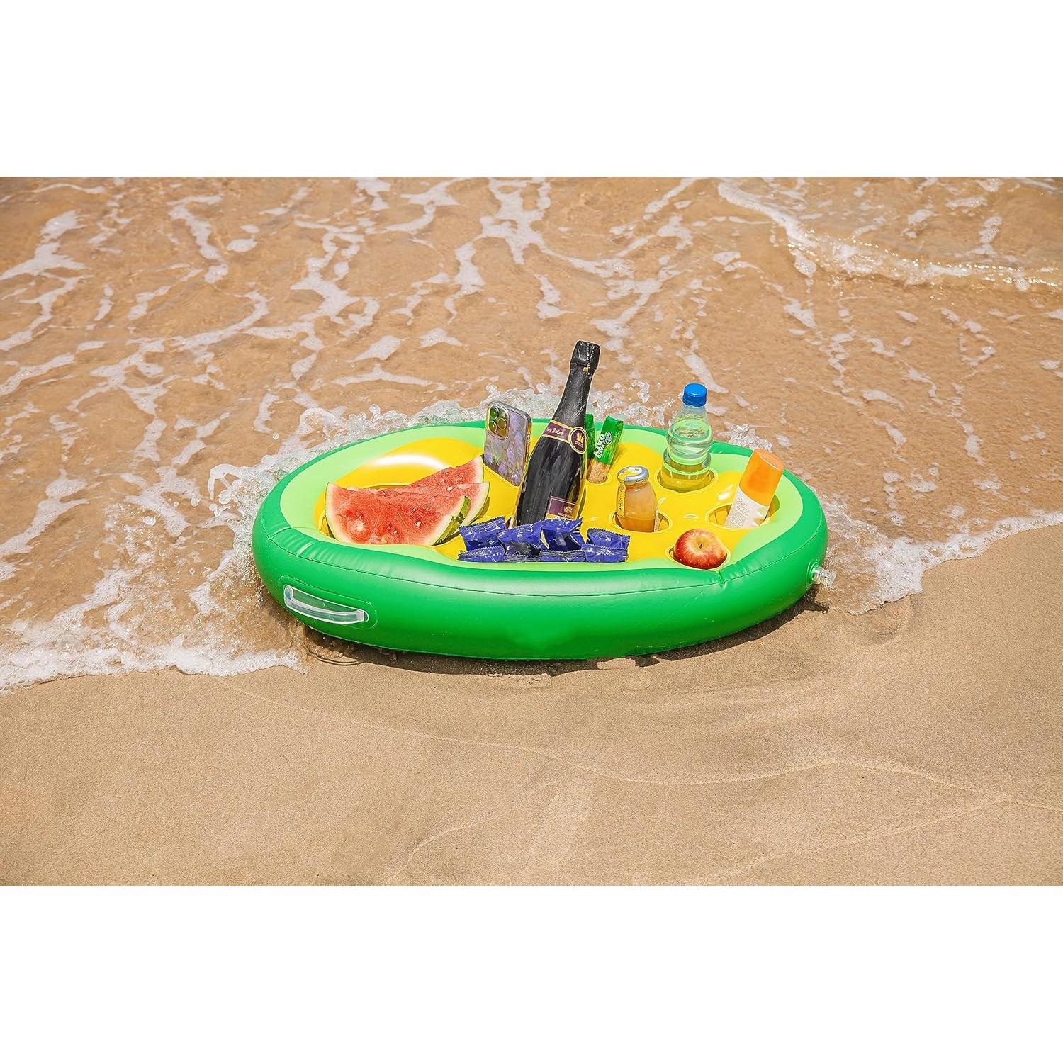 Soporte para Bebidas en la Piscina Swirbe Verde Grande