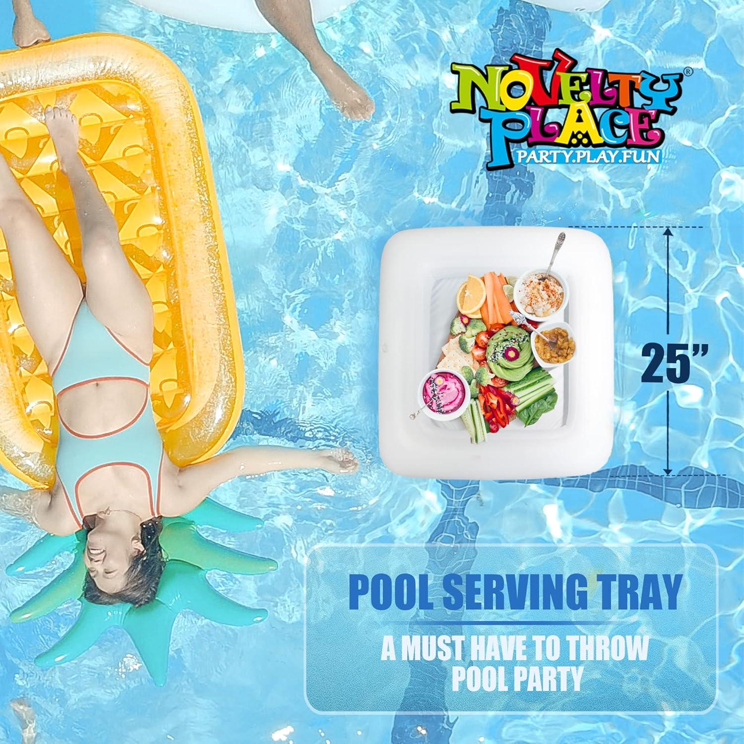 Barra Inflable de Hielo Novelty Place - Bandeja para Comida y Bebidas