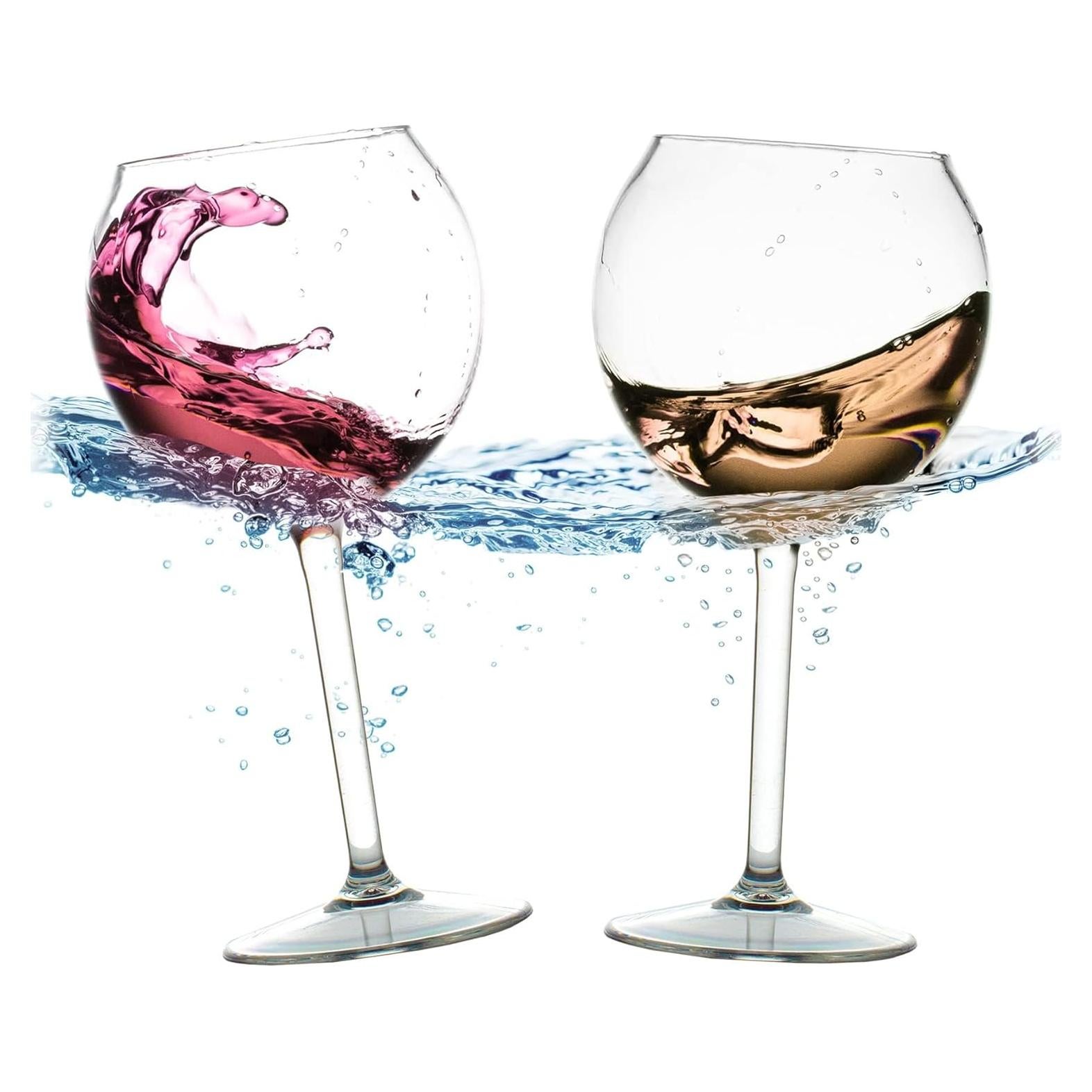 Copas de Vino Flotantes BubbleWally 532 ml - Set de 2