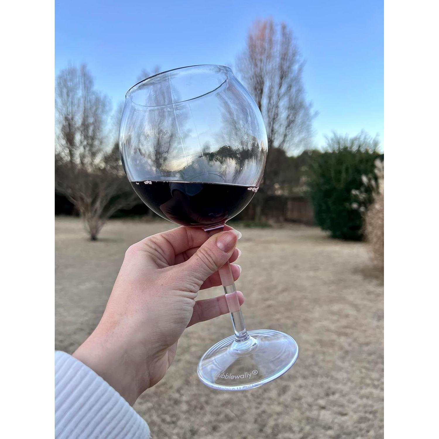 Copas de Vino Flotantes BubbleWally 532 ml - Set de 2