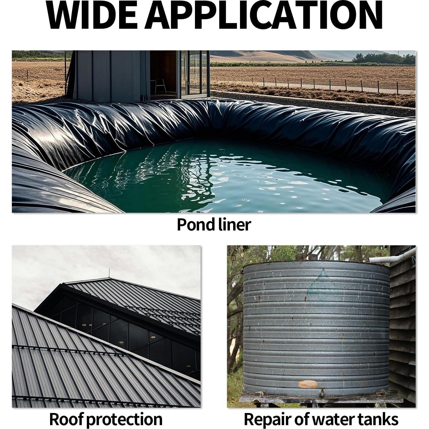 Cinta de Reparación de Estanque Lyreh 20x20 cm Caucho Butílico