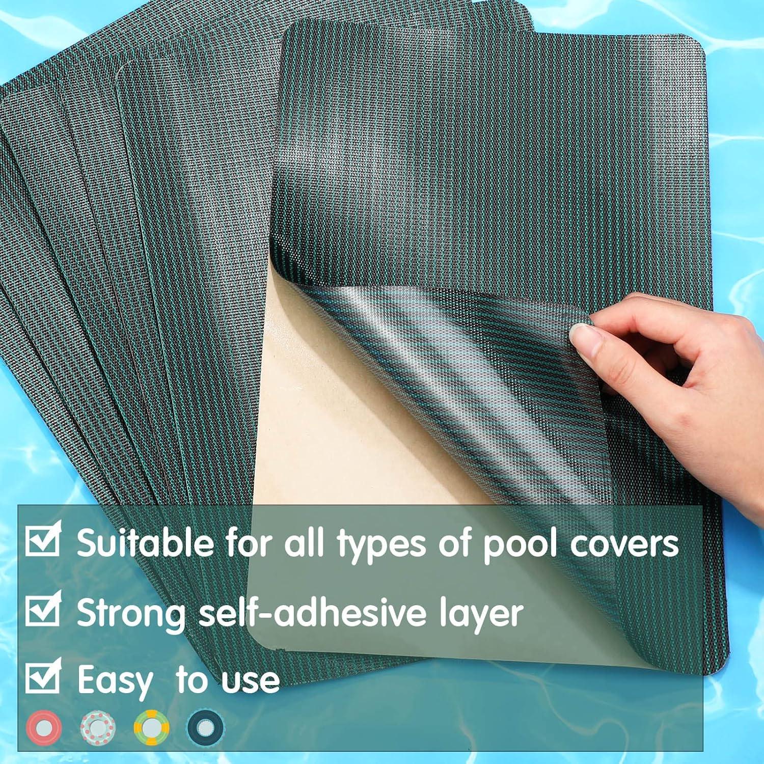 Kit de Parche Autoadhesivo Honoson para Cubierta de Piscina - 9 Piezas 20x30 cm