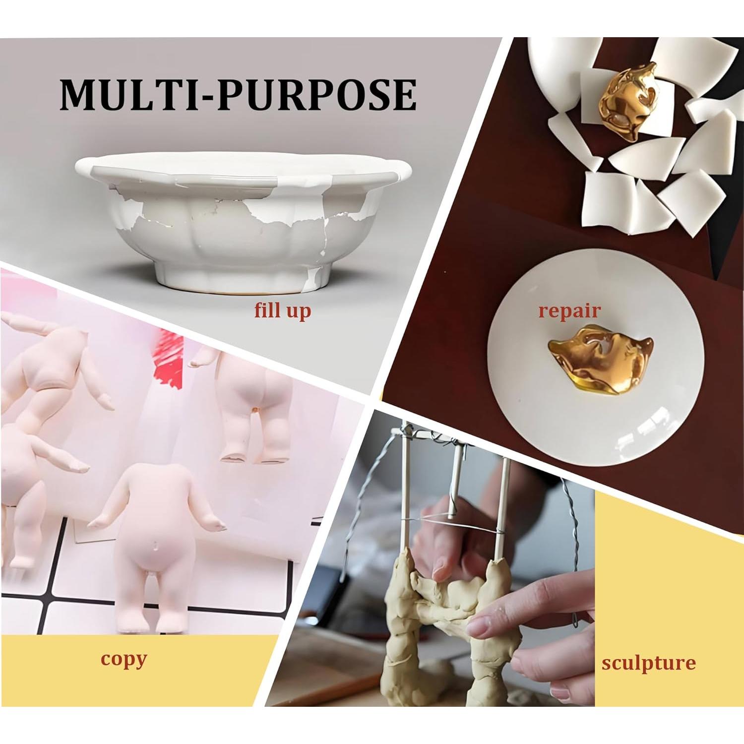 Masilla Epóxica Vividye 280g para Reparación de Piscinas