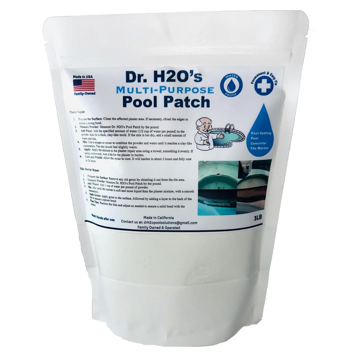 Parche Multiusos para Piscinas Dr. H2O 1.36KG Blanco