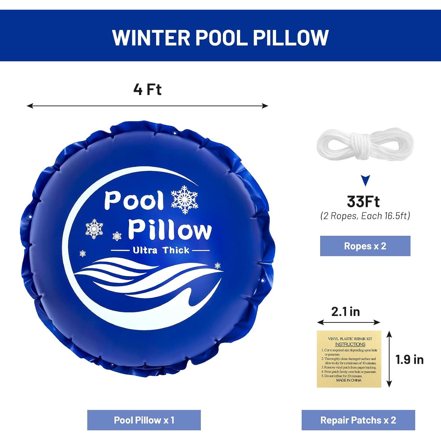 Cojín de Aire para Piscina Ranwin 4x4ft PVC 0.4mm Invierno