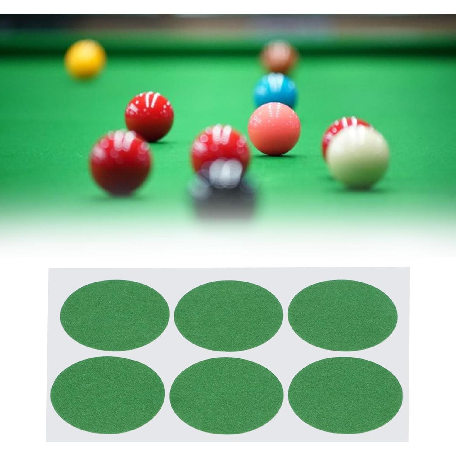 Pegatinas de Reparación de Tela de Billar NOENNULL 6 Pcs
