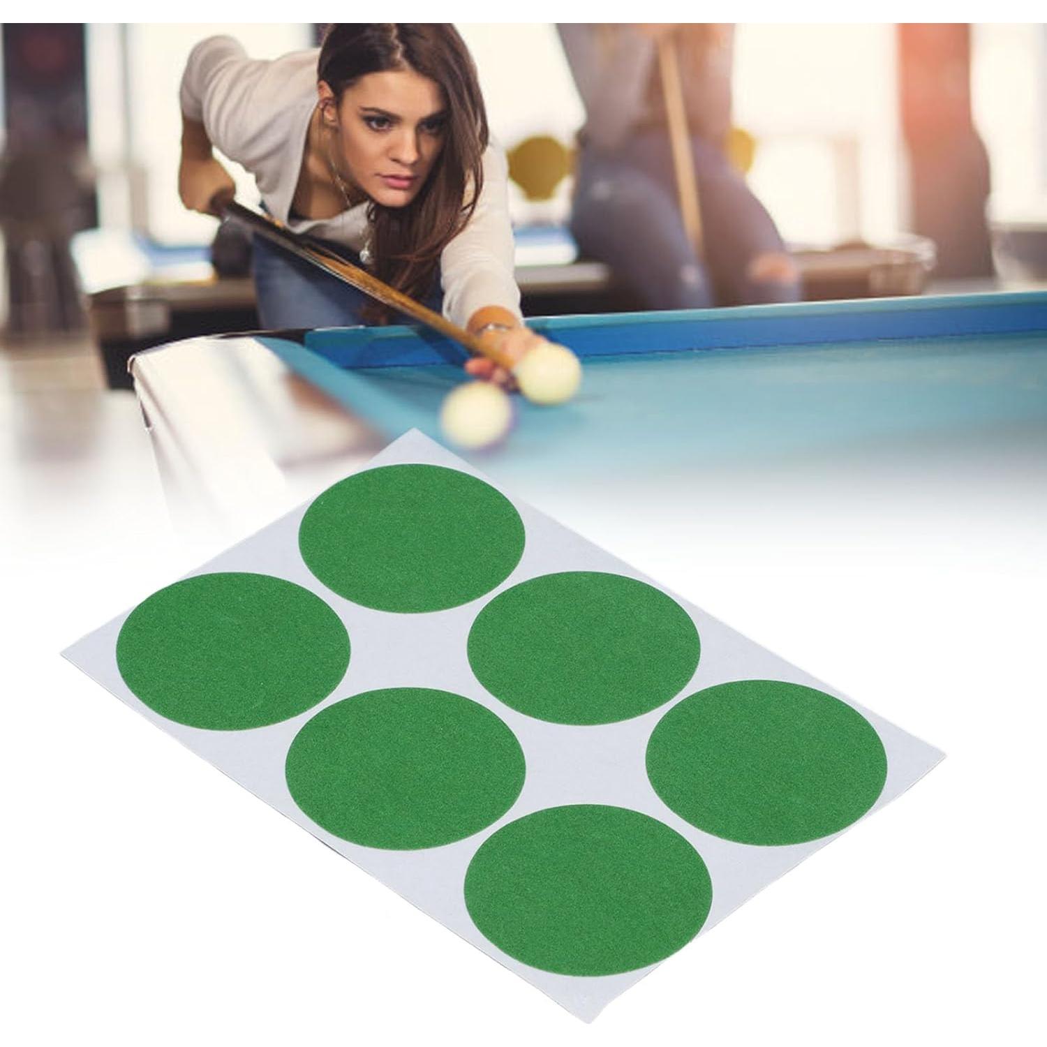 Pegatinas de Reparación de Tela de Billar NOENNULL 6 Pcs