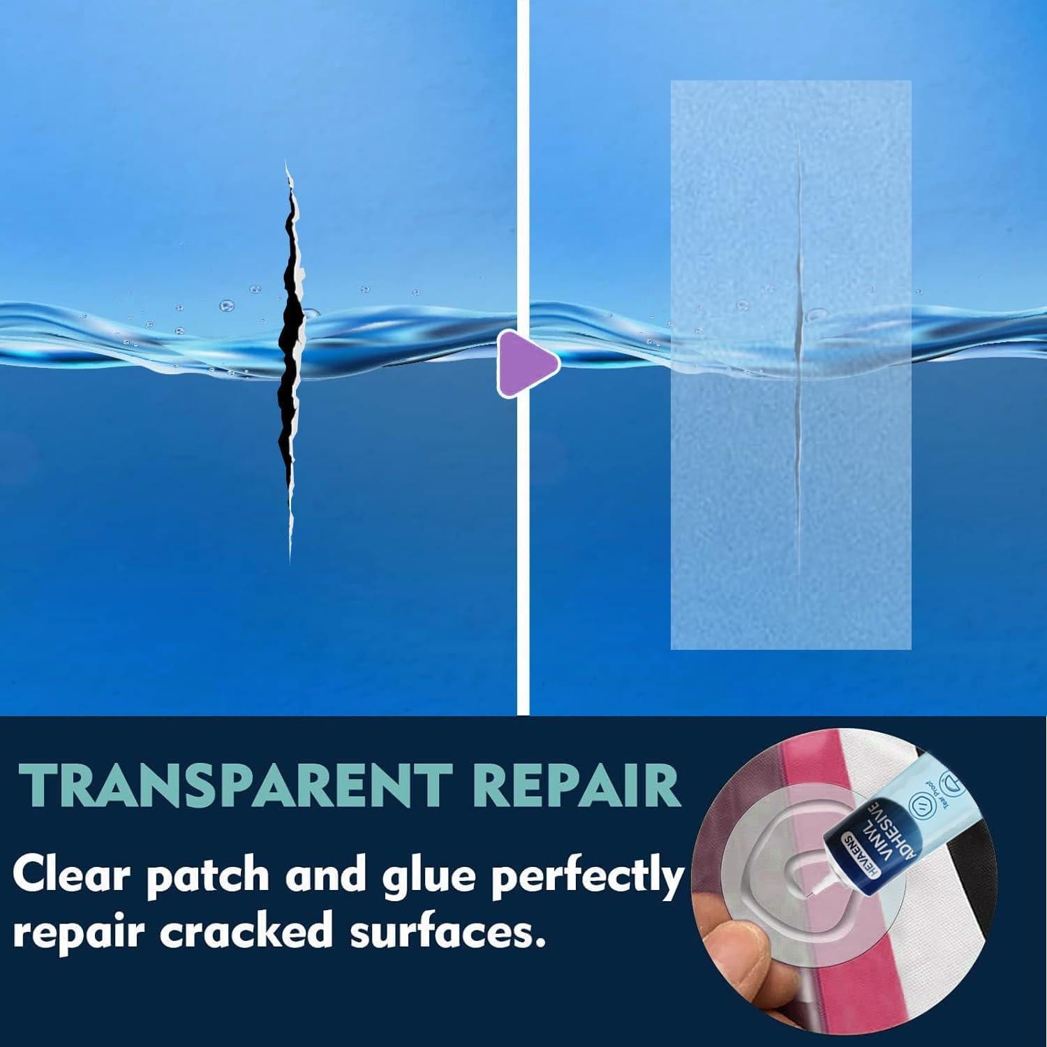 Kit de Reparación para Colchón Inflable Hevaens 60ml