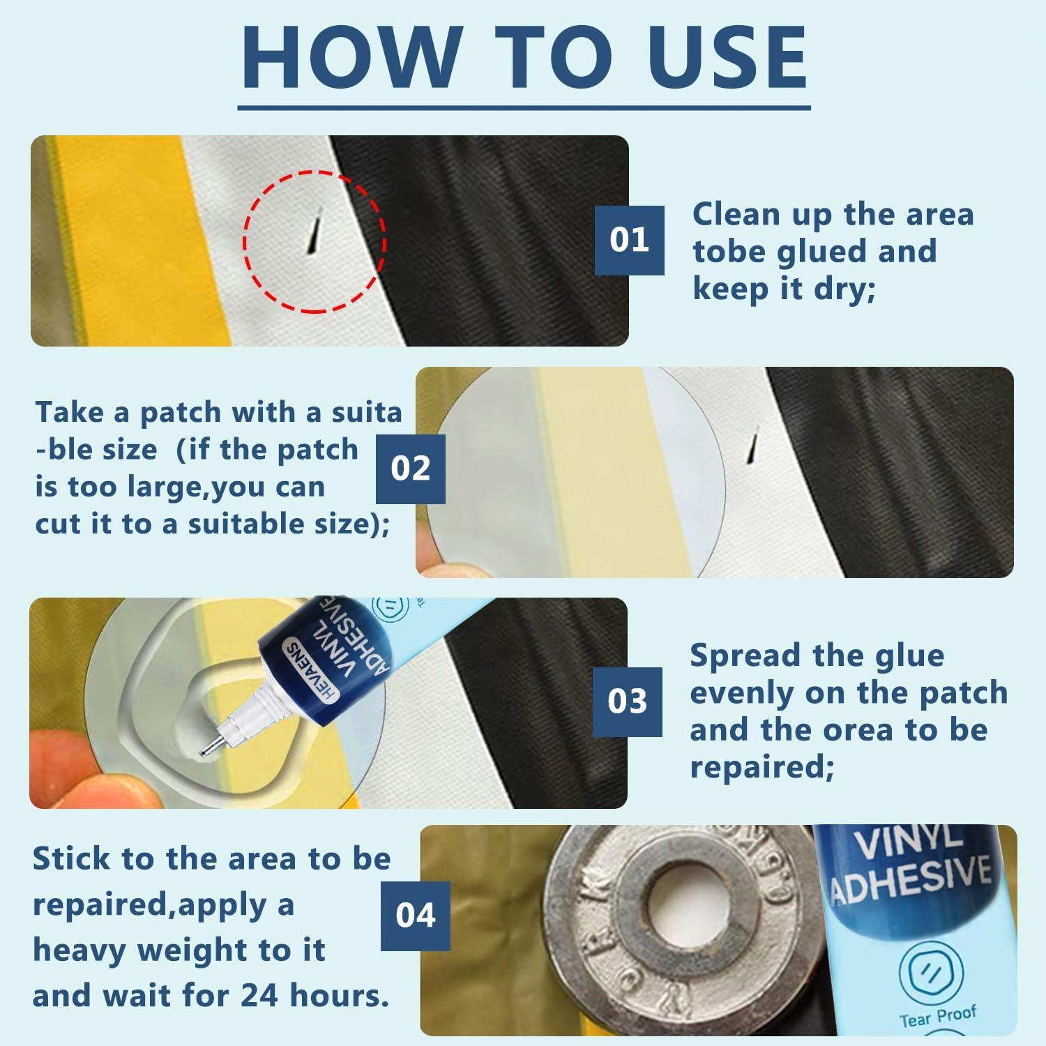 Kit de Reparación para Colchón Inflable Hevaens 60ml