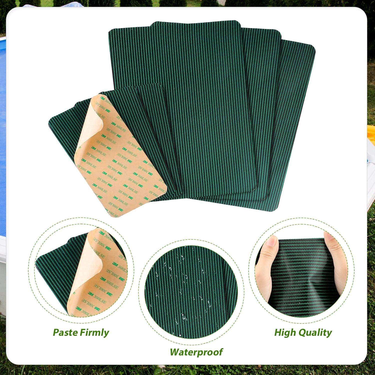 6 Parches Autoadhesivos para Cubierta de Piscina TOYMIS 10x20cm y 20x30cm