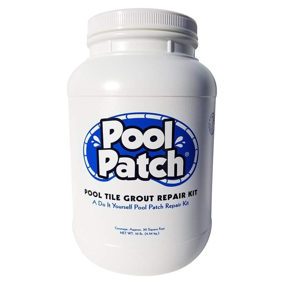 Kit de Reparación de Lechada para Azulejos de Piscina Pool Patch 4.54 kg