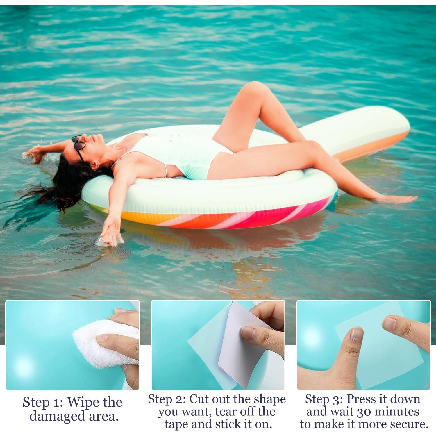 Kit de Parche Inflable IAIHBBLY 2 Rollos 8 cm x 1.07 m