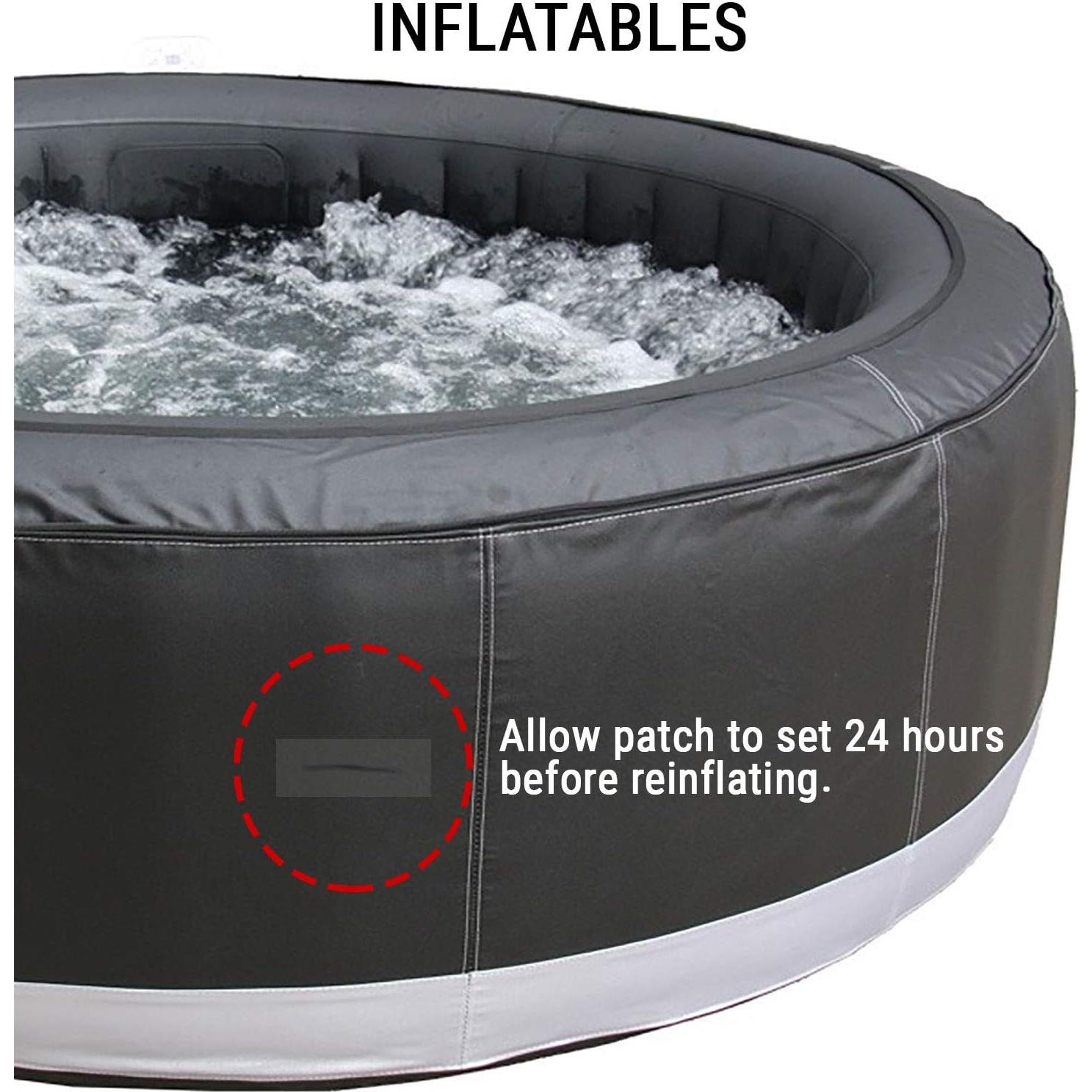 Kit de Parche Adhesivo Spa Bond para Reparación de Fugas - 4 Parches Transparentes