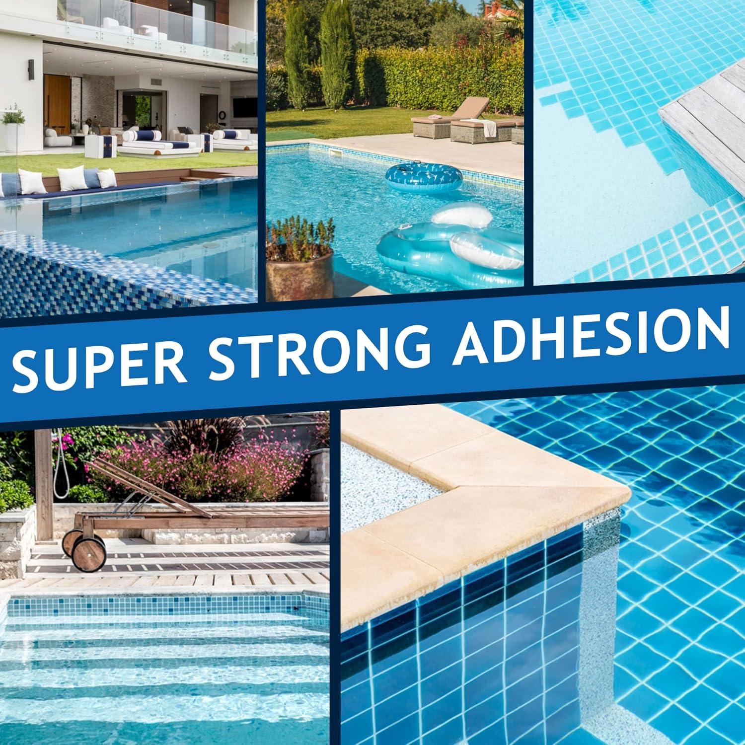 Kit de Reparación de Yeso Blanco OOTDART 0.45 kg para Piscinas