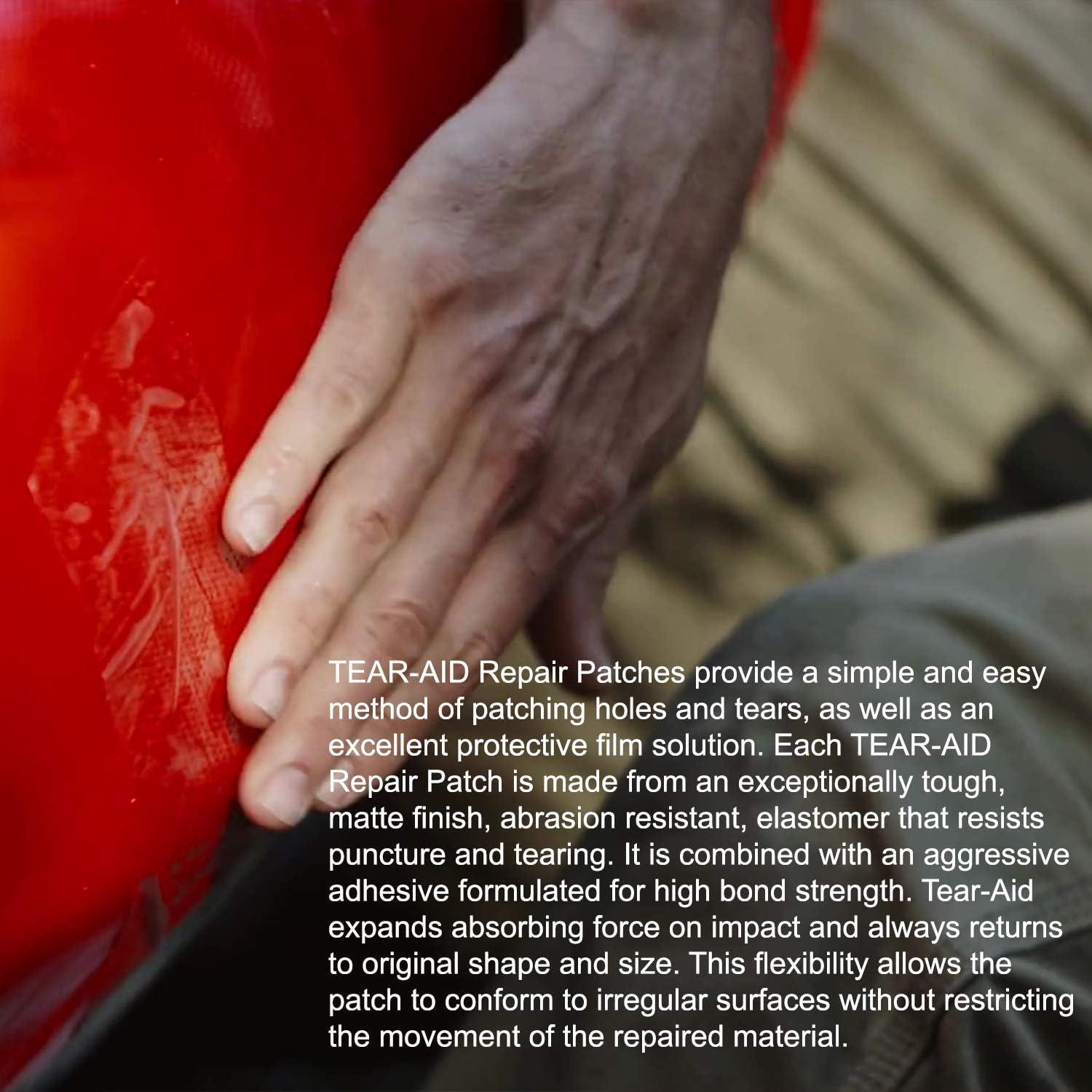 Kit de Reparación Subacuática TEAR-AID para Vinilo - 5 Piezas
