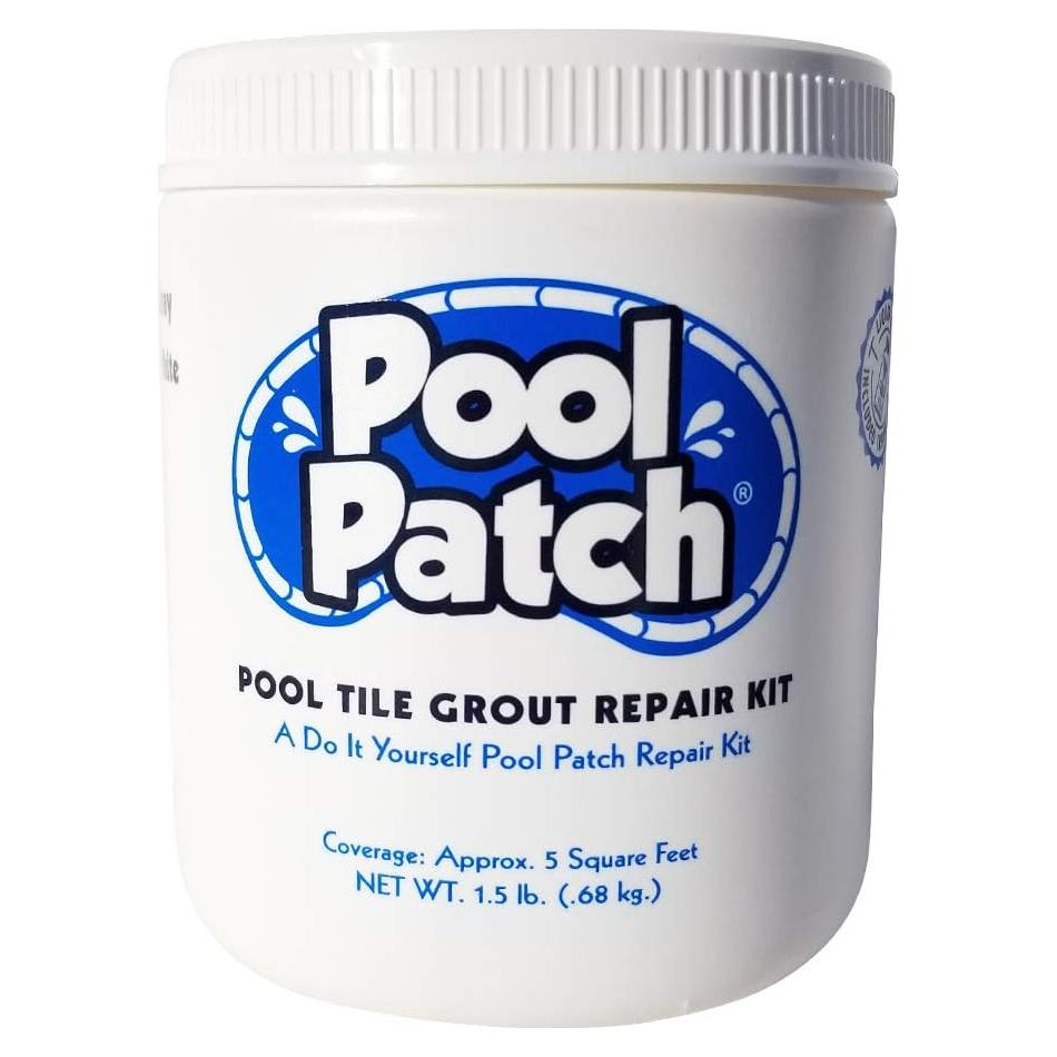 Kit de Reparación de Lechada Blanca para Azulejos de Piscina 0.68 kg
