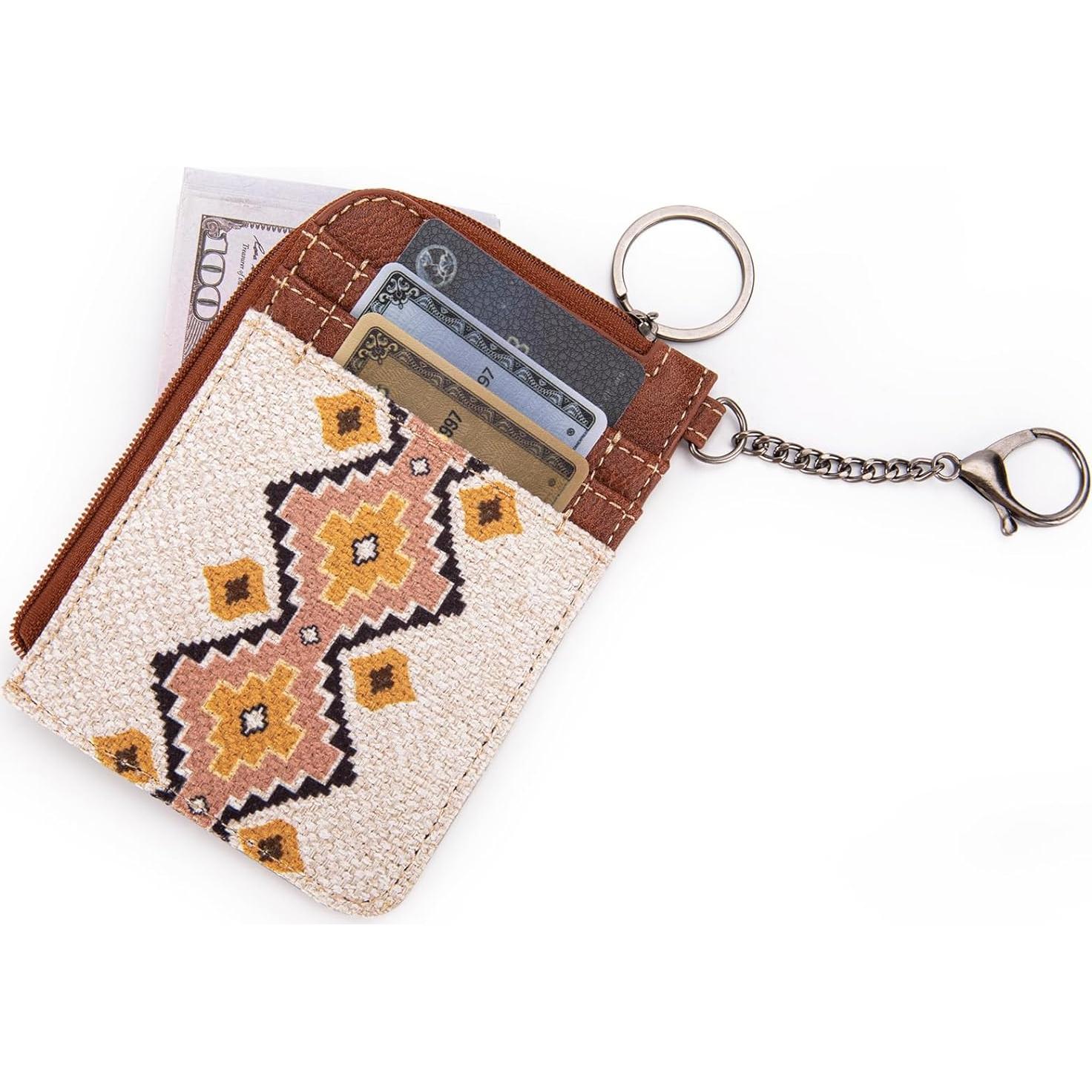 Billetera Wrangler Montana West Boho Azteca para Mujeres