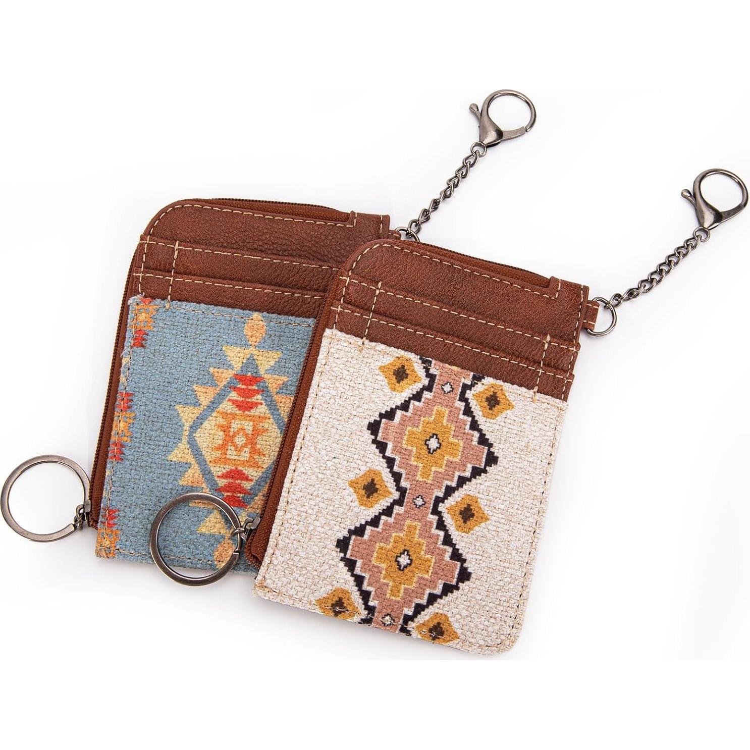 Billetera Wrangler Montana West Boho Azteca para Mujeres
