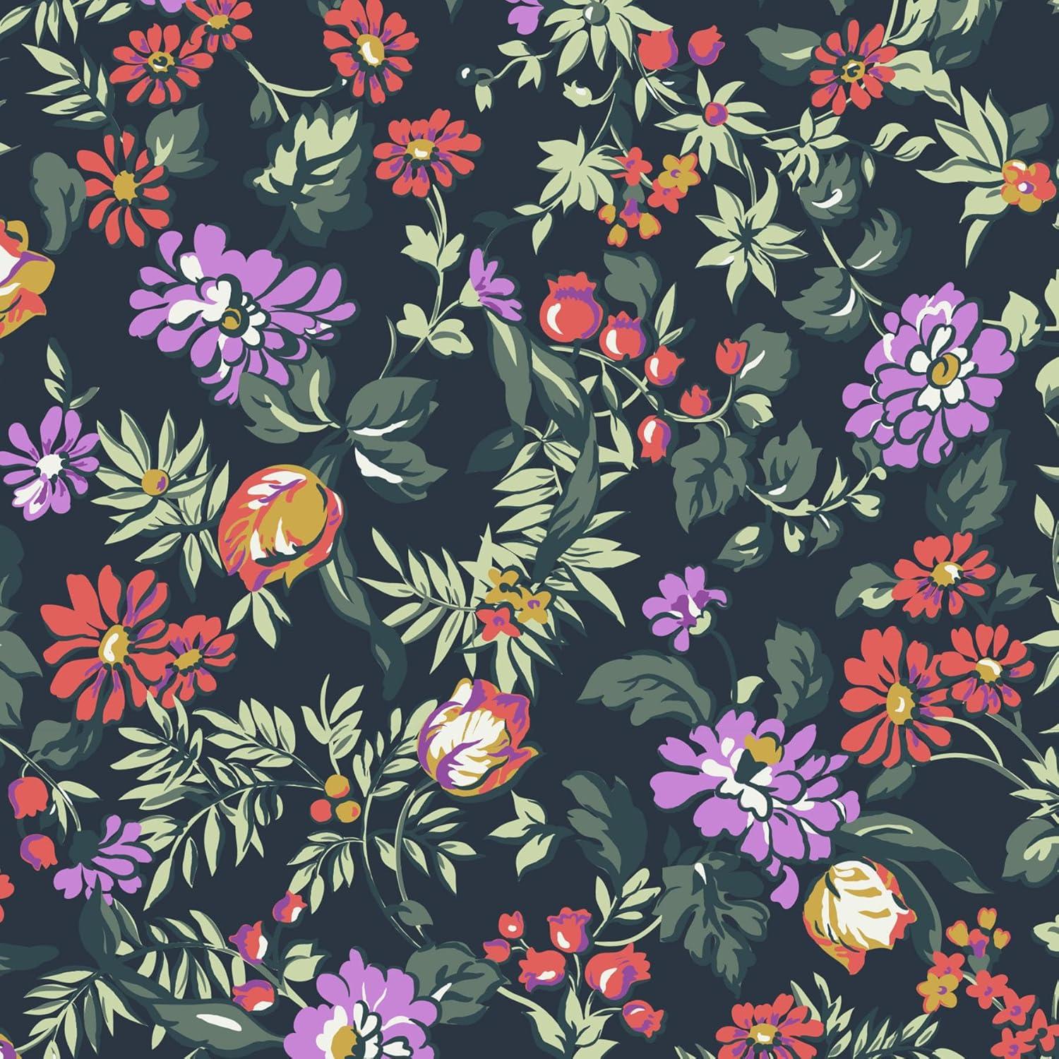 Billetera de Viaje Vera Bradley Algodón RFID Verde Floral