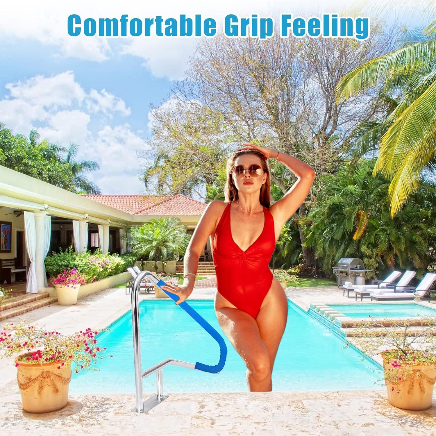 Barandilla de Piscina GarveeLife Acero Inoxidable 139.7x81.3cm