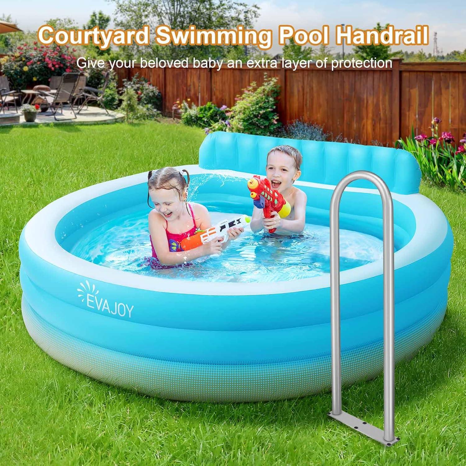 Pasamanos de Aluminio BTXKQTH 91.44 cm Barandilla para Piscina