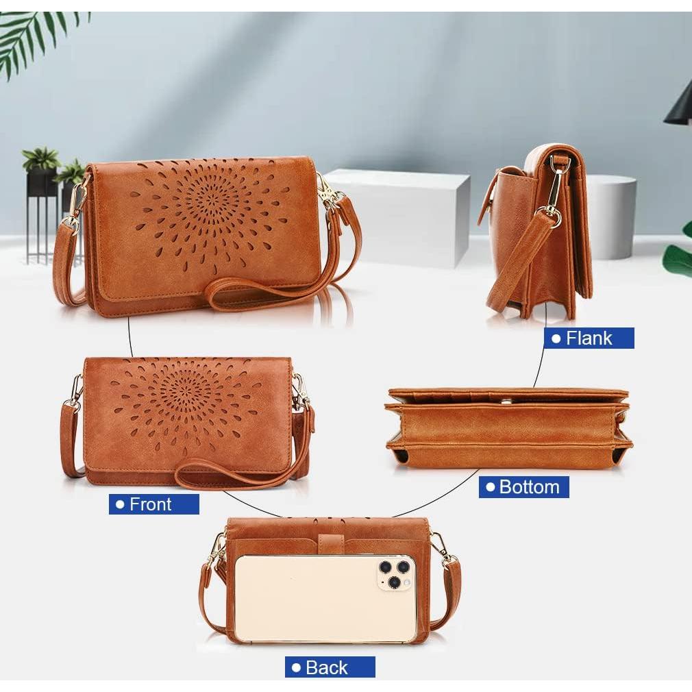 Bolso Cruzado APHISON Mujer RFID Multifuncional 19x12cm